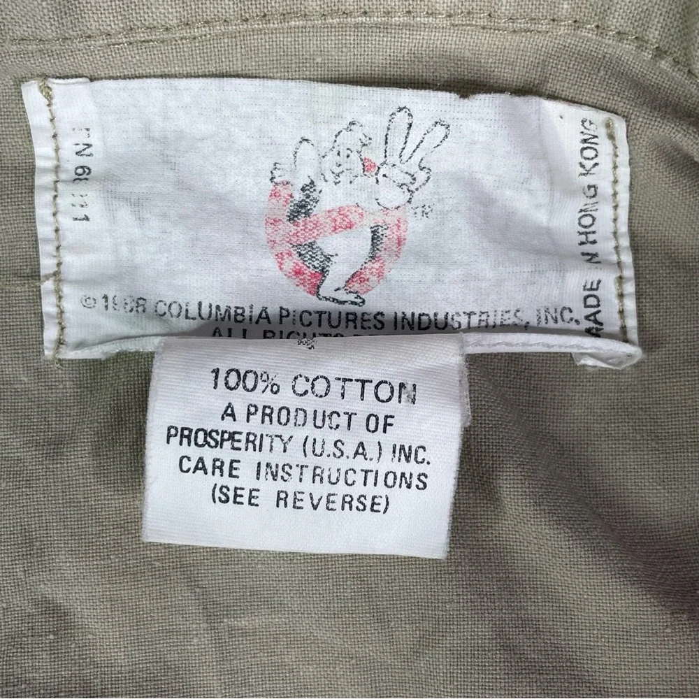 Rare Vintage 1988 GHOSTBUSTERS 2 Children's Zip Up Jumpsuit Costume Size 4